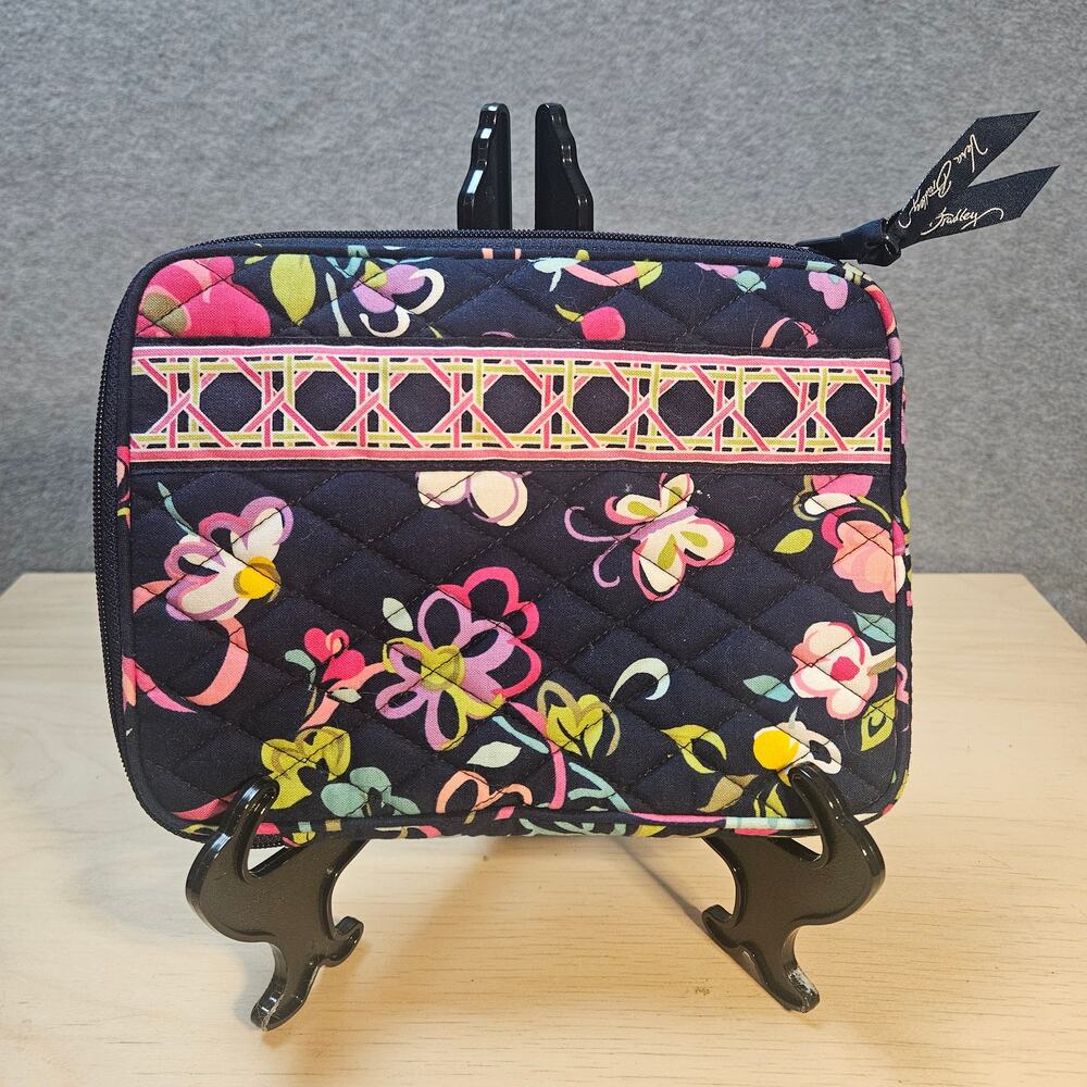 Vera Bradley Quilted Cotton E-Reader Sleeve Tablet Pouch Case Retired Ribbons